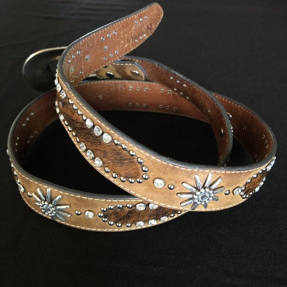 Nocona Real Fur Western Belt Size XL - Picture 5 of 13